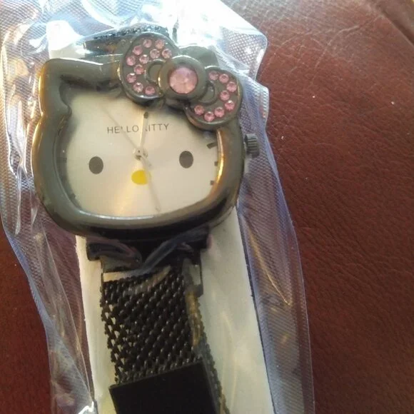Hello Kitty Watch Blk - Picture 4 of 5